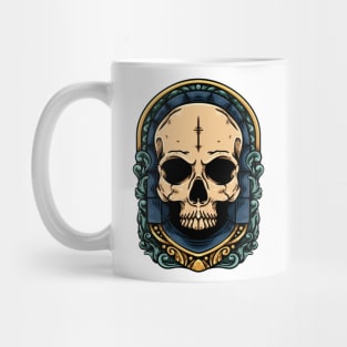 Skull With Baroque Ornament Mug